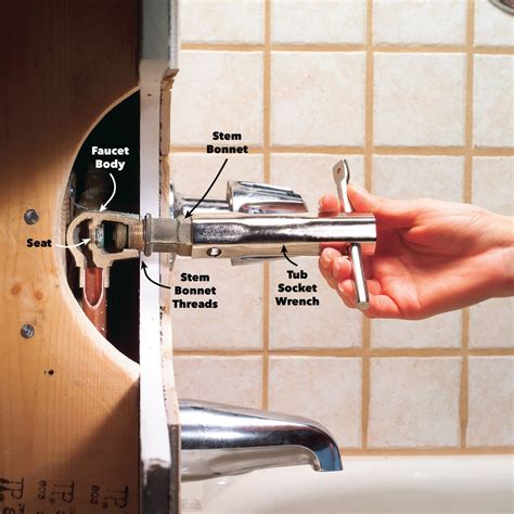 fixing a leaking bathtub faucet|How to Fix a Leaking Bathtub Faucet 